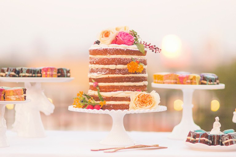 Los 10 pasteles de boda que no podrás resistir